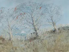 Colleen Parker, South Coast, Illawarra Flames, Oil on Canvas on Board