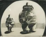 Paul Ryan, First Day at the Beach, 1988, Charcoal