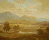 Erik Langker, Evening After Rain, Gunnedah District, Oil on Board