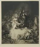 Norman Lindsay, The Innocents, Printed signature lower right