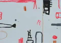 Peter Poulet, Untitled, Acrylic on Paper