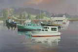 Allan Waite, Sun Showers, Oil on Canvas on Board