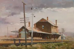 Allan Waite, Cootamundra West, Oil on Canvas on Board