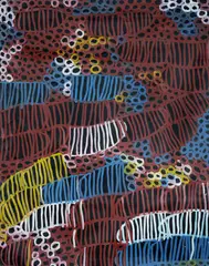 Minnie Pwerle, Bush Melon, 2004, Acrylic on Linen