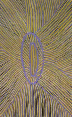 Mountain Devil Lizard by Ada Bird Petyarre, c.1995, Acrylic on Canvas, sold Nov 2025