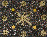 Young Timothy Dempsey Tjungurrayi, Untitled, Acrylic on Linen