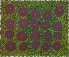 Kudditji Kngwarreye, Untitled, 1980s, Acrylic on Canvas Board