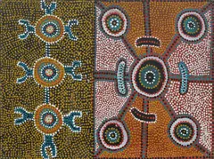 Untitled by Kudditji Kngwarreye, 1980s, Acrylic on Canvas Board, sold Nov 2025