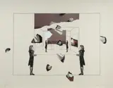 Giulio Paolini, Trionfo della Rappresentazione / Triumph of Representation, 1984, S/Print & Collage 19/100