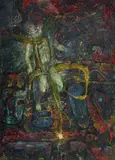 James Gleeson, The Trap, Oil on Board