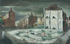 Sali Herman, The Vacant Lot, Oil on Canvas