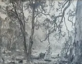 Hans Heysen, Cow in Glade, 1924 (?)