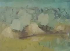 Sam Fullbrook, Untitled (Landscape), Oil on Canvas on Board