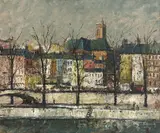 George Lawrence, Buildings Across the Seine