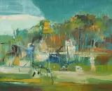 Reinis Zusters, Rhythm of Light, Oil on Canvas on Board