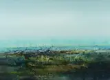 Geoffrey Dyer, Low Light I, Gouache & W/Clr on Paper