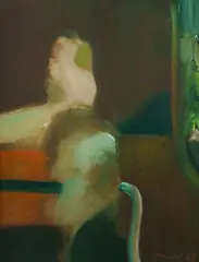 Kevin Connor, Portrait and Figure (3), 1968, Oil on Canvas