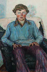 Owen Gower Lade, Michael, Oil on Masonite