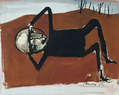 Kevin Connor, Study - Man with a Vision, 1962, Gouache & Ink