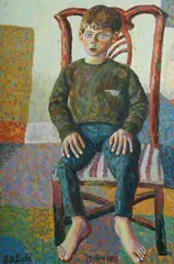 Owen Gower Lade, Timothy II (no.128), 1985, Oil on Masonite