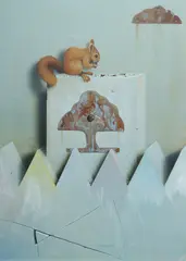Graeme Townsend, Namescape, 1988, Acrylic on Canvas