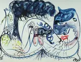 Arthur Boyd, Untitled, Ink & W/Clr