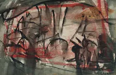 Judy Cassab, Klong, W/Clr & Gouache