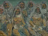 Sali Herman, The Widows, 1964, Oil on Canvas