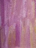 Kathleen Ngale, Anwekety - Bush Plum, 2010, Accompanied by colour photograph of the artist holding the finished painting