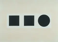 Robert Owen, Eclipse - Recycle II, 1974, Graphite, Wax & Pencil on Embossed Paper 2/5