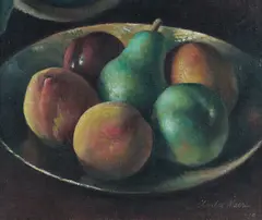 Charles Meere, Still Life (Sideboard Dish), 1959, Oil on Canvas on Board