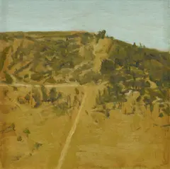Bryan Westwood, Country Road, Oil on Board