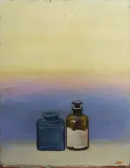 Bryan Westwood, Two Objects, 1991, Oil on Canvas on Panel