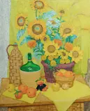 Fred Jessup, Tiny Pumpkin Tot, Oil on Canvas