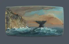 The Whale by Paul Ryan, 2004, Oil on Board, sold Aug 2025