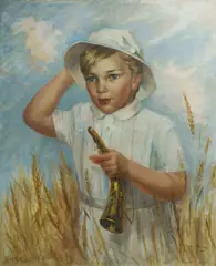 Dora Toovey, HRH Little Boy Blue, Oil on Canvas
