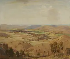 James Ranalph Jackson, Tamworth Landscape, 1943, Oil on Canvas