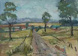 Mary Brady, Calala Lane,Tamworth, 1962, Oil on Board