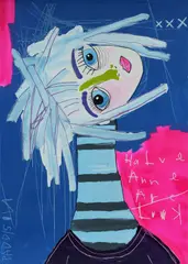 Nathan Paddison, Halve Anne Are Look, Acrylic on Canvas