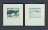 Lloyd Rees, (2), Soft Ground Etching (2) 80/90