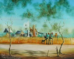 Haven't Seen One of Those for Years by Max Mannix, Oil on Board, sold Aug 2025
