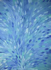 Medicine Leaves by Gloria Petyarre, c.2017, Acrylic on Canvas, sold Aug 2025