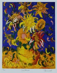 John Perceval, Sunflowers, S/Print 142/250
