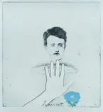 Jim Dine, Hair Cut, 1972, Etching & Offset Lithograph 19/75