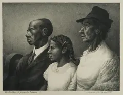 Jackson Lee Nesbitt, The Mathew W. Johnston Family, 1990, Lithograph (ed. of 250) (unnumbered)