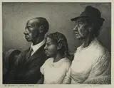 Jackson Lee Nesbitt, The Mathew W. Johnston Family, 1990, Lithograph (ed. of 250) (unnumbered)