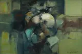 Untitled by Cesar Buenaventura, 1990, Oil on Canvas, sold Jul 2025