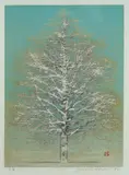 Joichi Hoshi, Early Spring, 1974, Woodcut