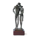 Bernard Kim, Bronze Sculpture of a Young Couple