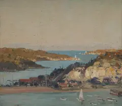 The Spit by John Charles Allcot, 1926, Oil on Canvas on Board, sold Jul 2025
